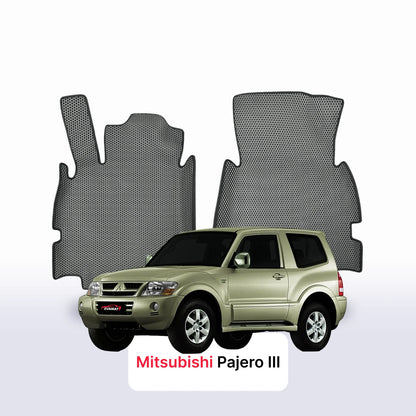 EVA auto paklāji Mitsubishi Pajero 3 paaudze 1999-2006 gads SUV 3 durvju