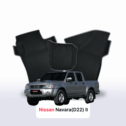 EVA auto paklāji Nissan Navara(D22)(Frontier) II gen 1998-2007 gads PICK-UP double cabin