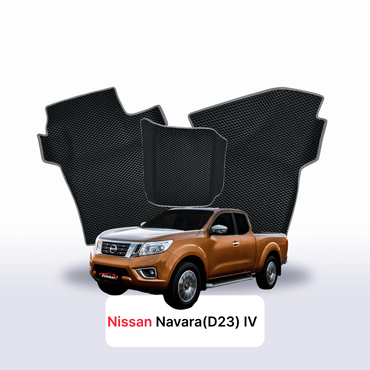 EVA auto paklāji Nissan Navara (D23)(Frontier) IV gen 2014-2026 gads PICK-UP półtorej kabiny