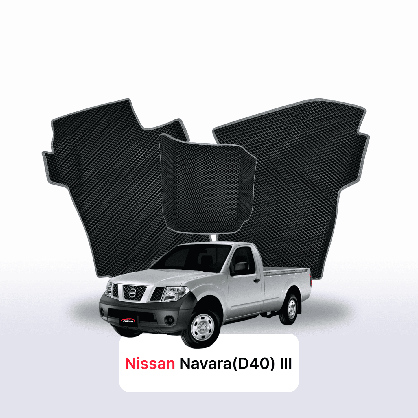 EVA auto paklāji Nissan Navara(D40)(Frontier) III gen 2004-2015 gads PICK-UP single cabin