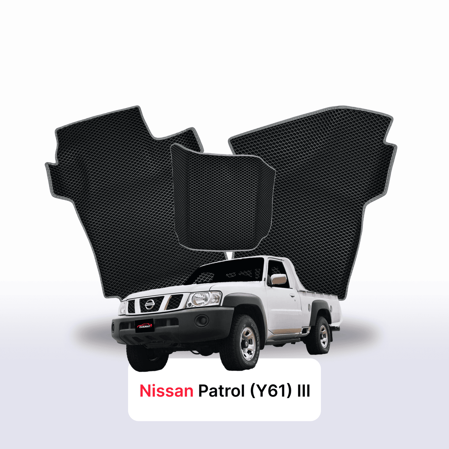 EVA auto paklāji Nissan Patrol(Y61) III gen 1997-2014 gads PICK-UP single cabin