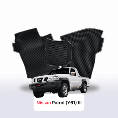 EVA auto paklāji Nissan Patrol(Y61) III gen 1997-2014 gads PICK-UP single cabin