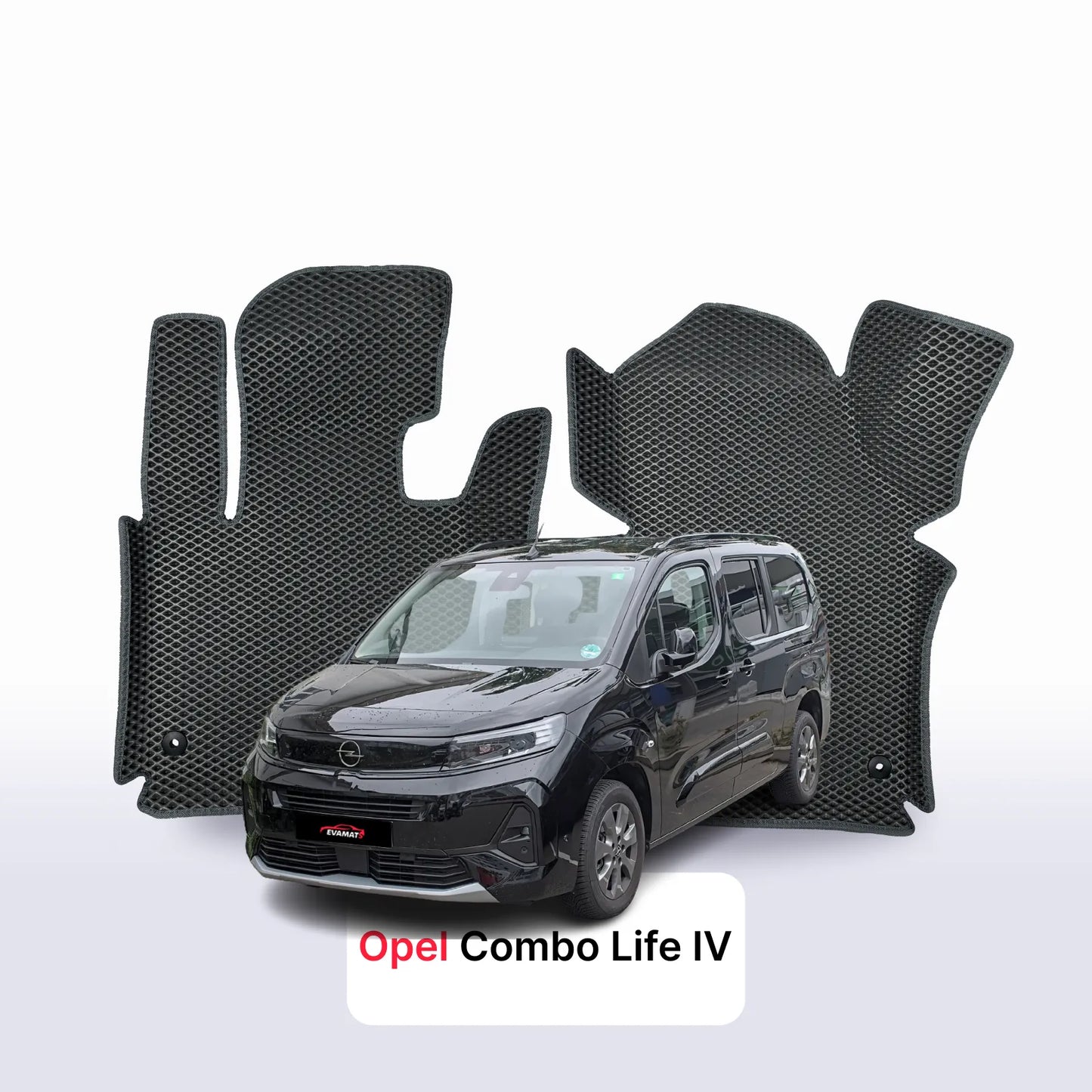 EVA auto paklāji Opel Combo Life 4 paaudze 2018-2027 gads MINIVENS