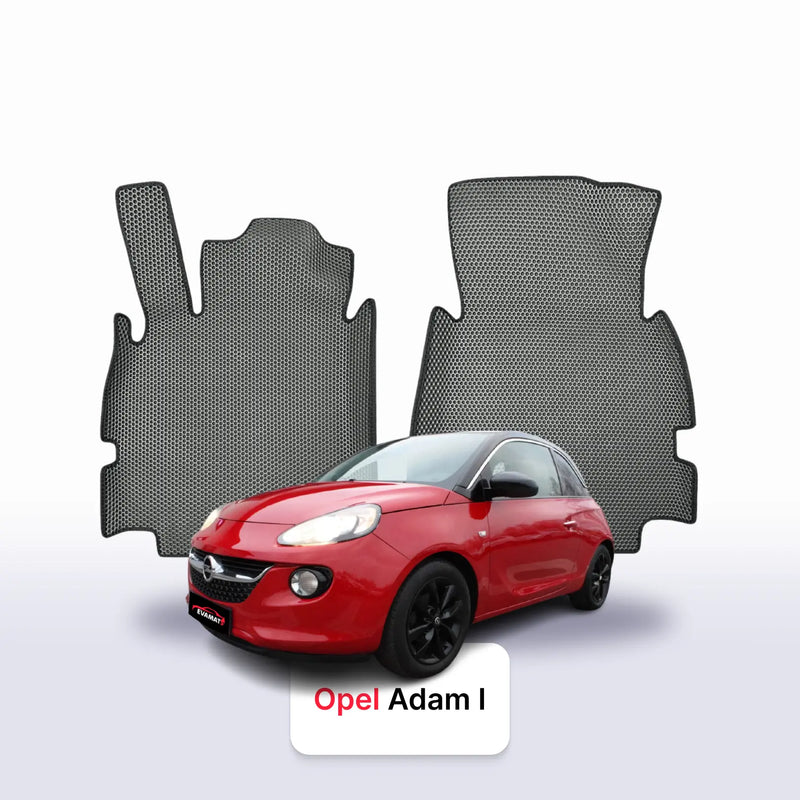 EVA auto paklāji Opel Adam 1 paaudze 2012-2019 gads HEČBEKS 3 durvju