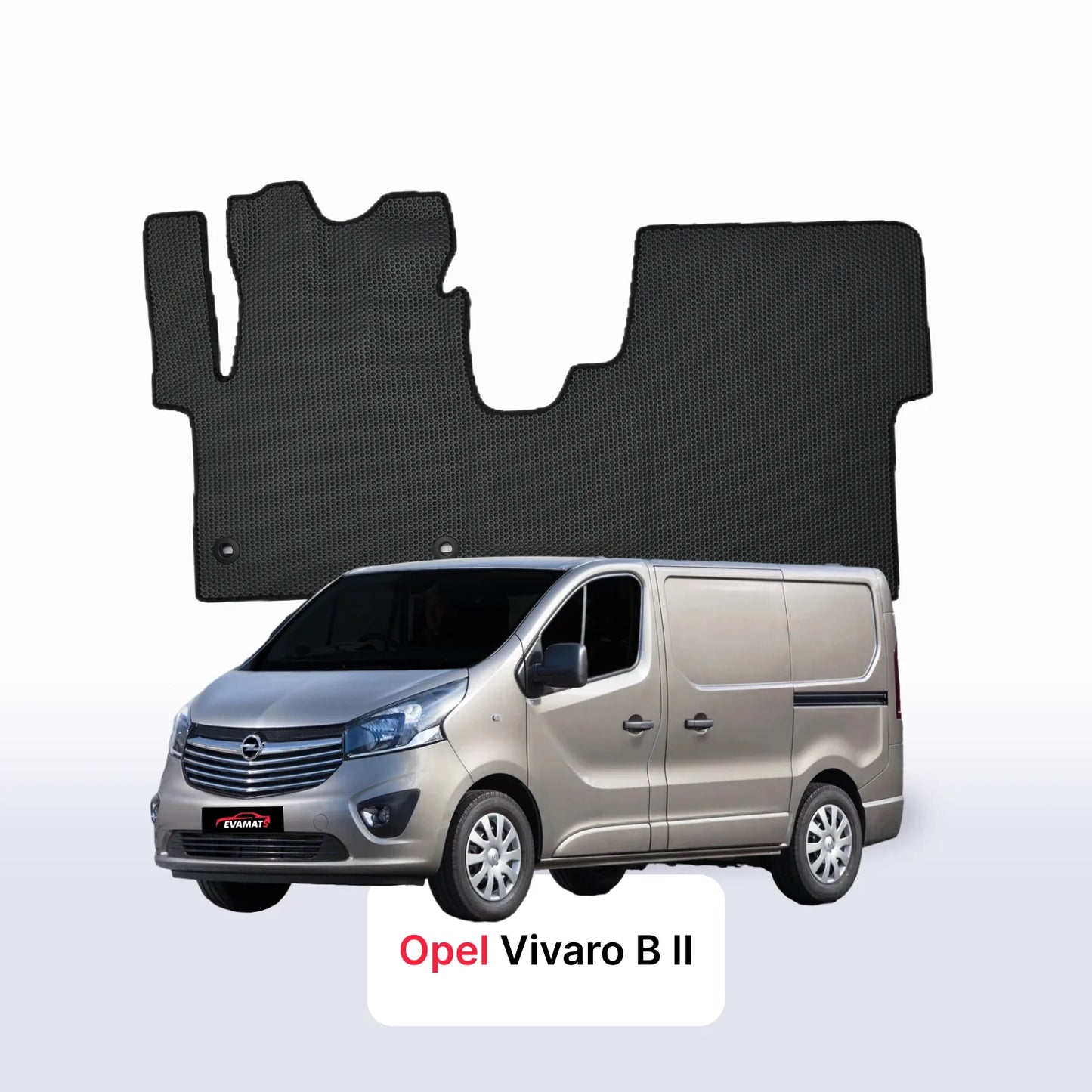 EVA auto paklāji Opel Vivaro B 2 paaudze 2014-2019 gads FURGONS