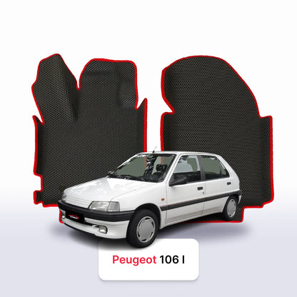 Car mats EVA for Peugeot 106 1 gen 1991-2003 year HATCHBACK 5 door