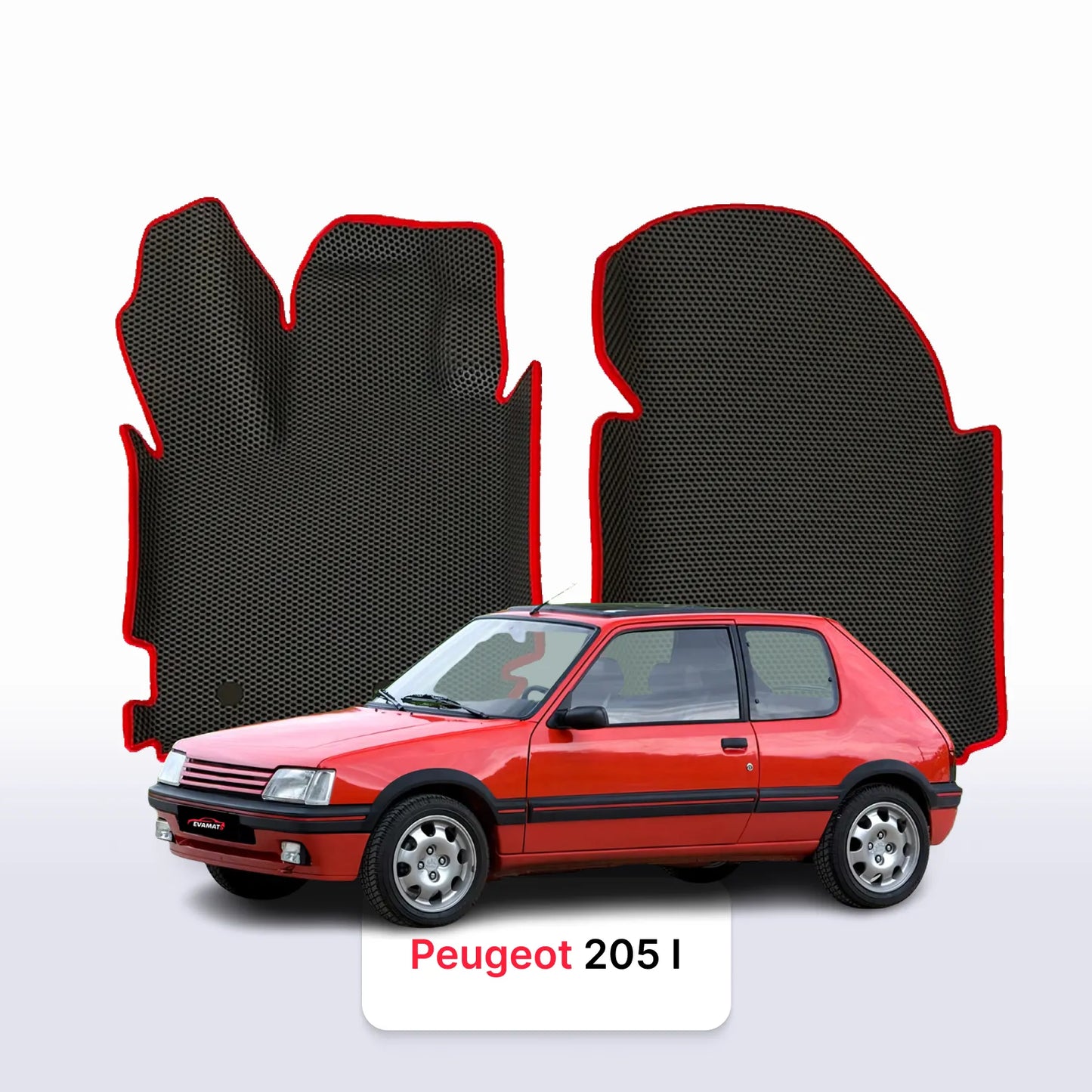 EVA auto paklāji Peugeot 205 1 paaudze 1983-1998 gads HEČBEKS 3 durvju