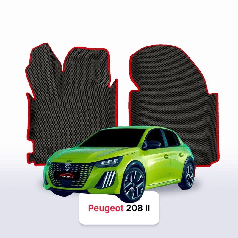 EVA auto paklāji Peugeot 208(AT) 2 paaudze 2019-2028 gads HEČBEKS 5 durvju