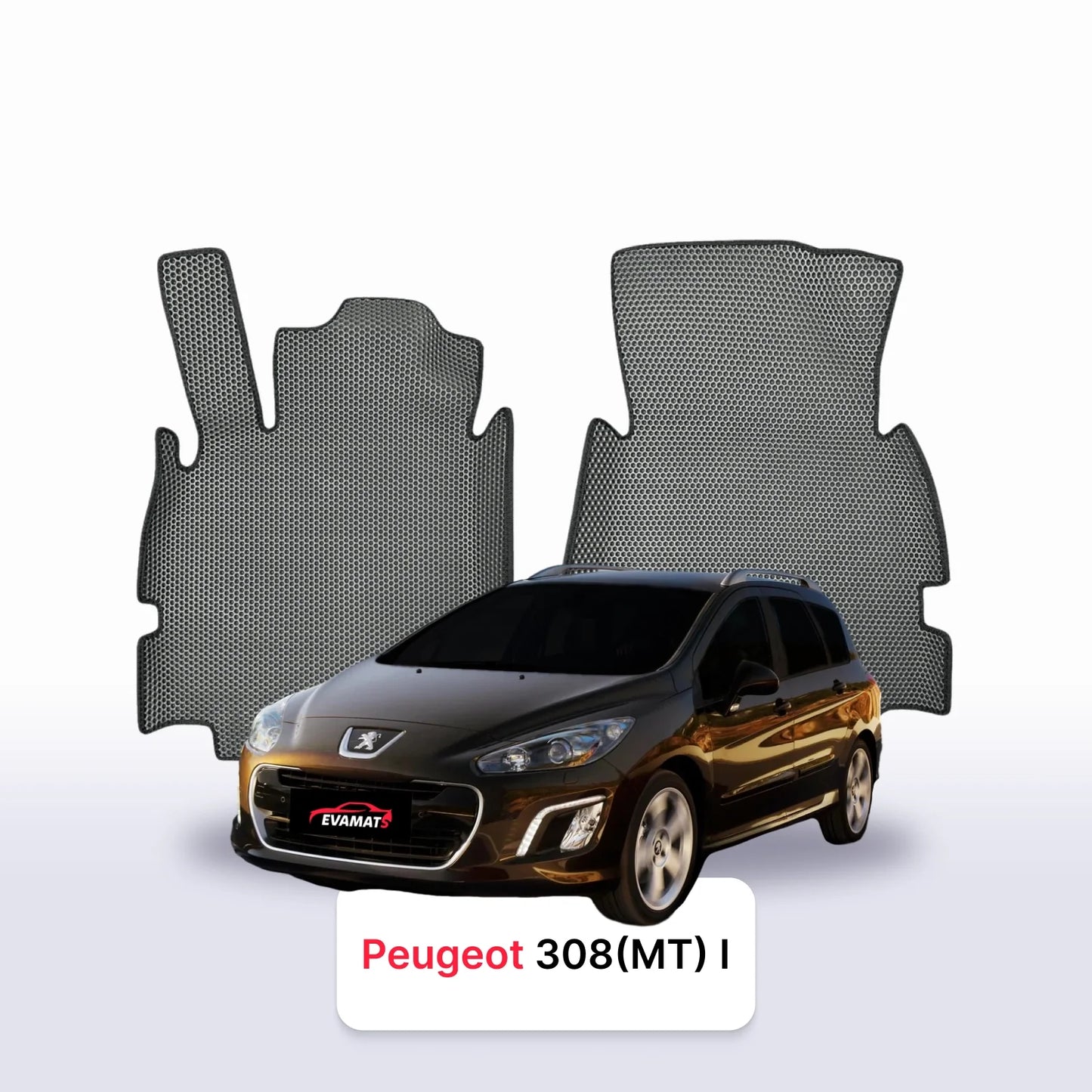 EVA auto paklāji Peugeot 308(MT) 1 paaudze 2007-2015 gads UNIVERSĀLIS