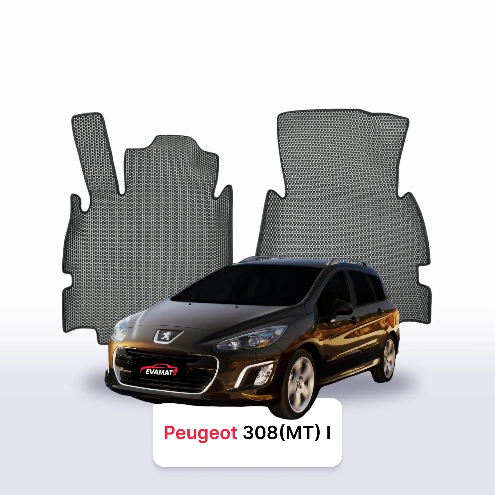 EVA auto paklāji Peugeot 308(MT) 1 paaudze 2007-2015 gads UNIVERSĀLIS
