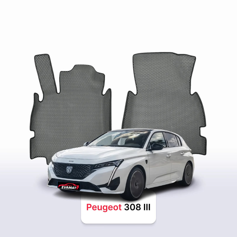EVA auto paklāji Peugeot 308(MT) 3 paaudze 2021-2028 gads HEČBEKS 5 durvju