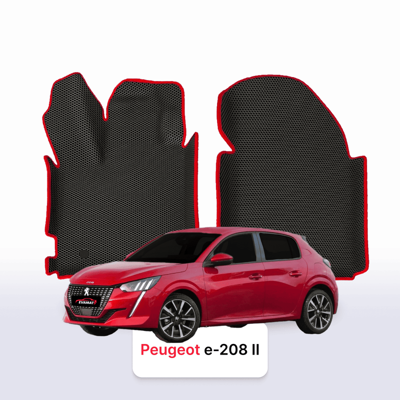 EVA auto paklāji Peugeot E-208(MT) 2 paaudze 2019-2028 gads Electric HEČBEKS 5 durvju