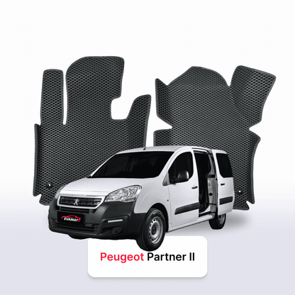 EVA auto paklāji Peugeot Partner(MT) 2 paaudze 2008-2018 gads MINIVENS TOUR