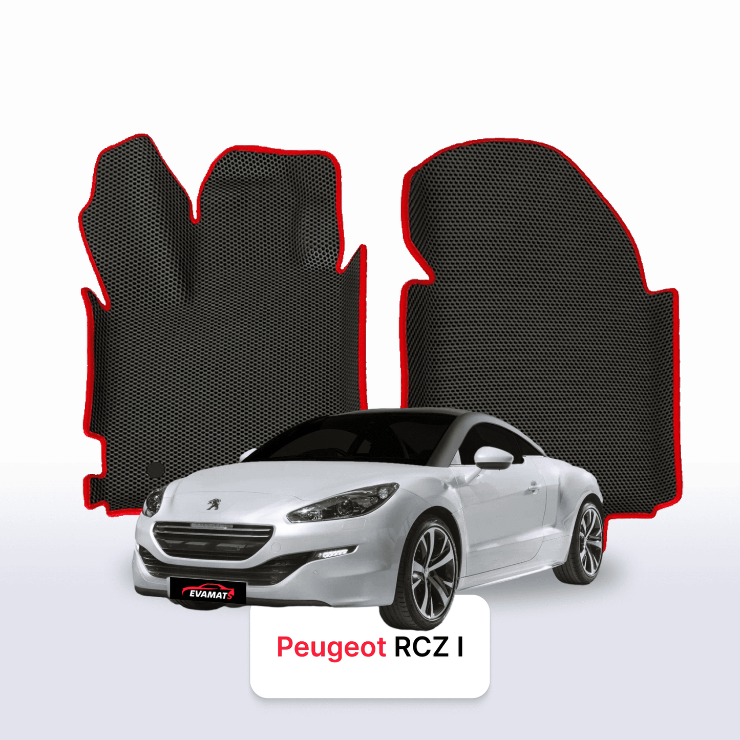 EVA auto paklāji Peugeot RCZ(AT) 1 paaudze 2010-2015 gads KUPEJA