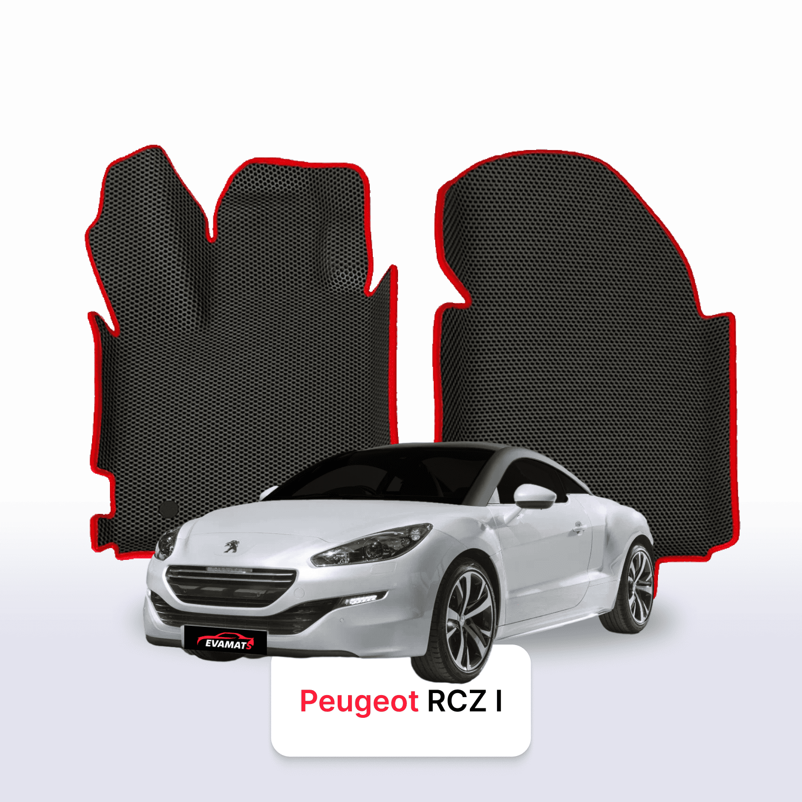 EVA auto paklāji Peugeot RCZ(AT) 1 paaudze 2010-2015 gads KUPEJA