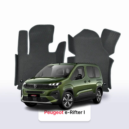 EVA auto paklāji Peugeot e-Rifter 1 paaudze 2018-2026 gads MINIVENS