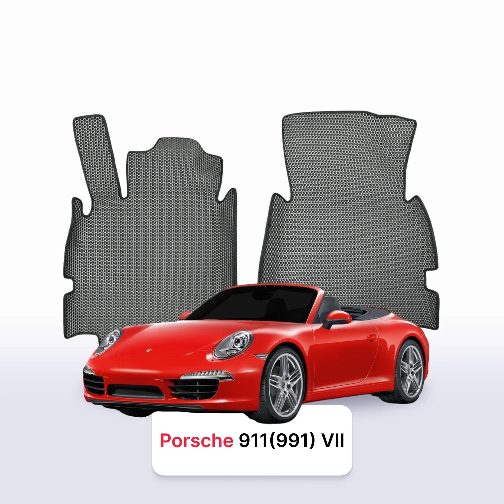 EVA auto paklāji Porsche 911(991) 7 paaudze 2011-2019 gads KABRIOLETS