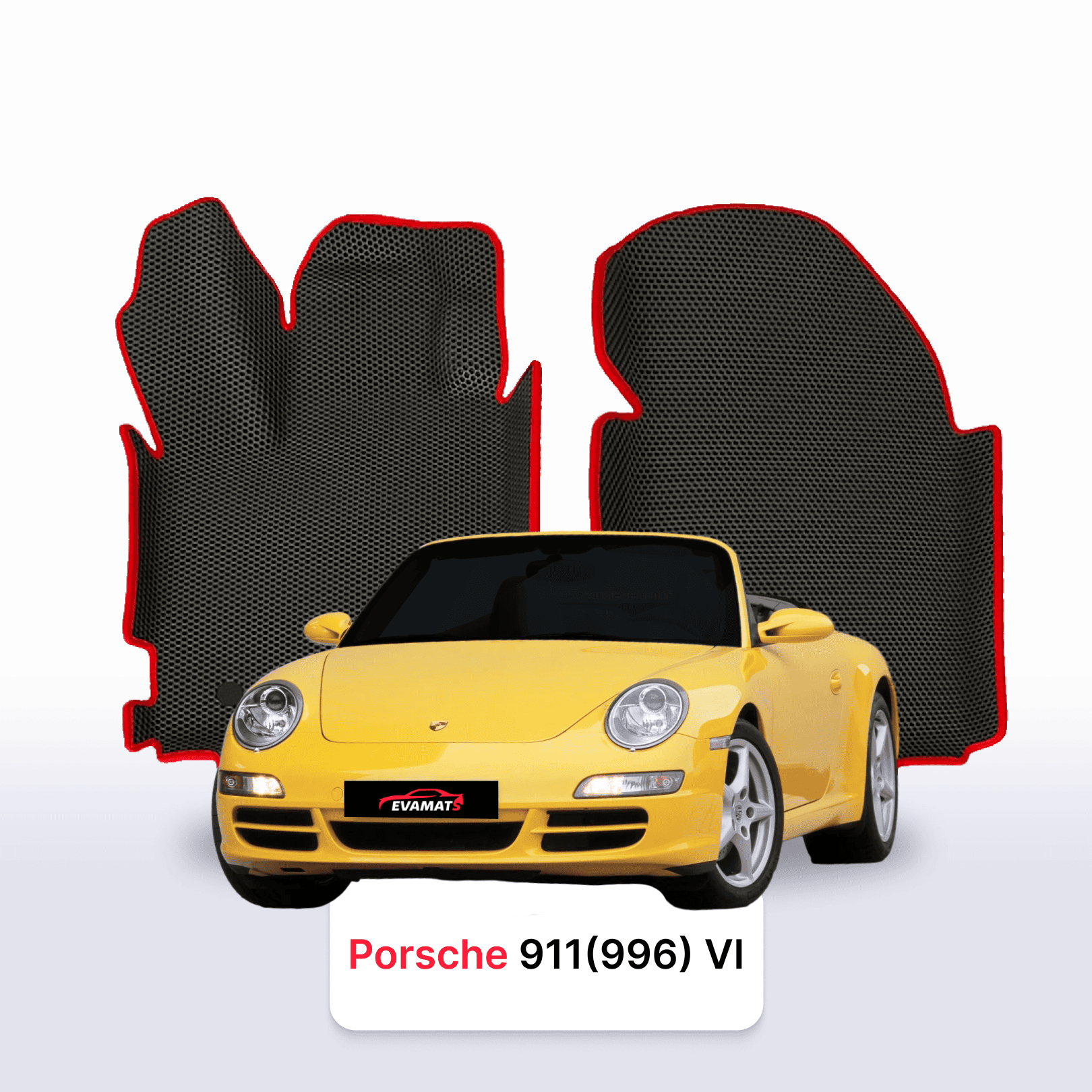 EVA auto paklāji Porsche 911(997) 6 paaudze 2004-2012 gads KABRIOLETS