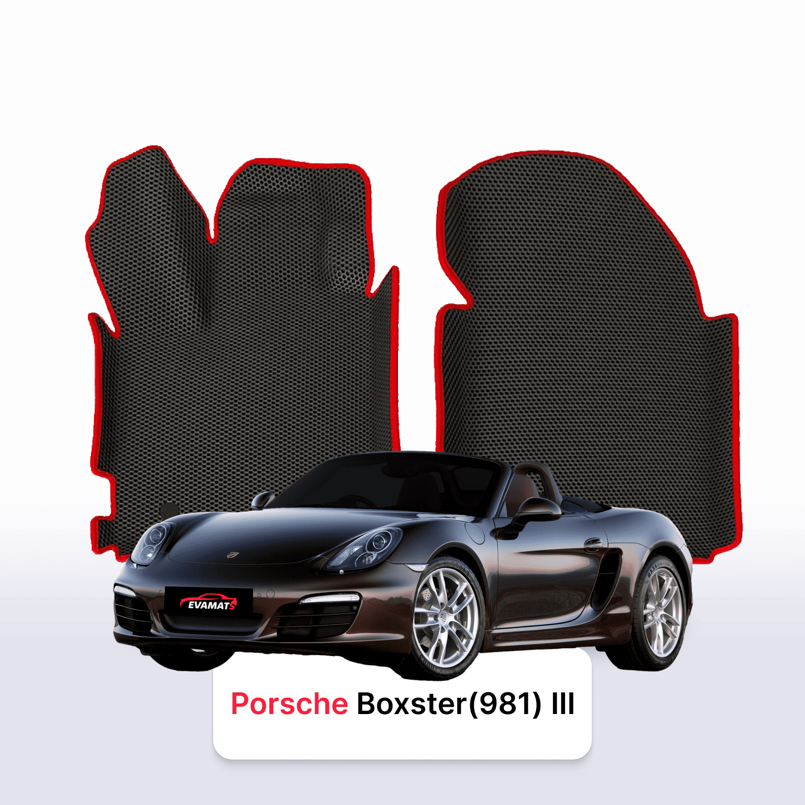 EVA auto paklāji Porsche Boxster(981) 3 paaudze 2012-2016 gads RODSTERS