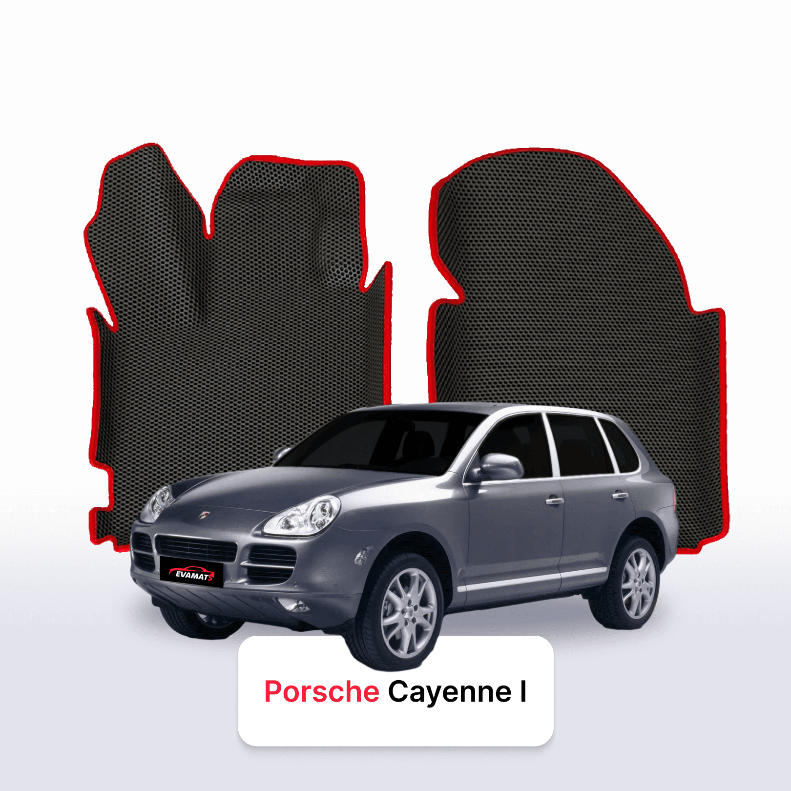 EVA auto paklāji Porsche Cayenne 1 paaudze 2001-2010 gads SUV