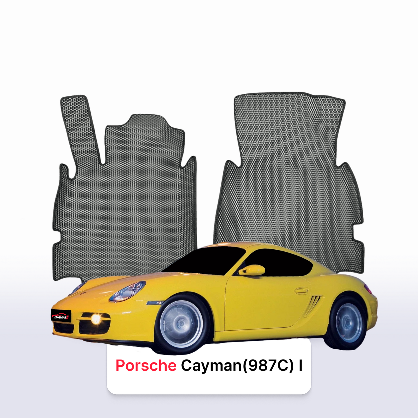 EVA auto paklāji Porsche Cayman (987C) 1 paaudze 2005-2012 gads KUPEJA