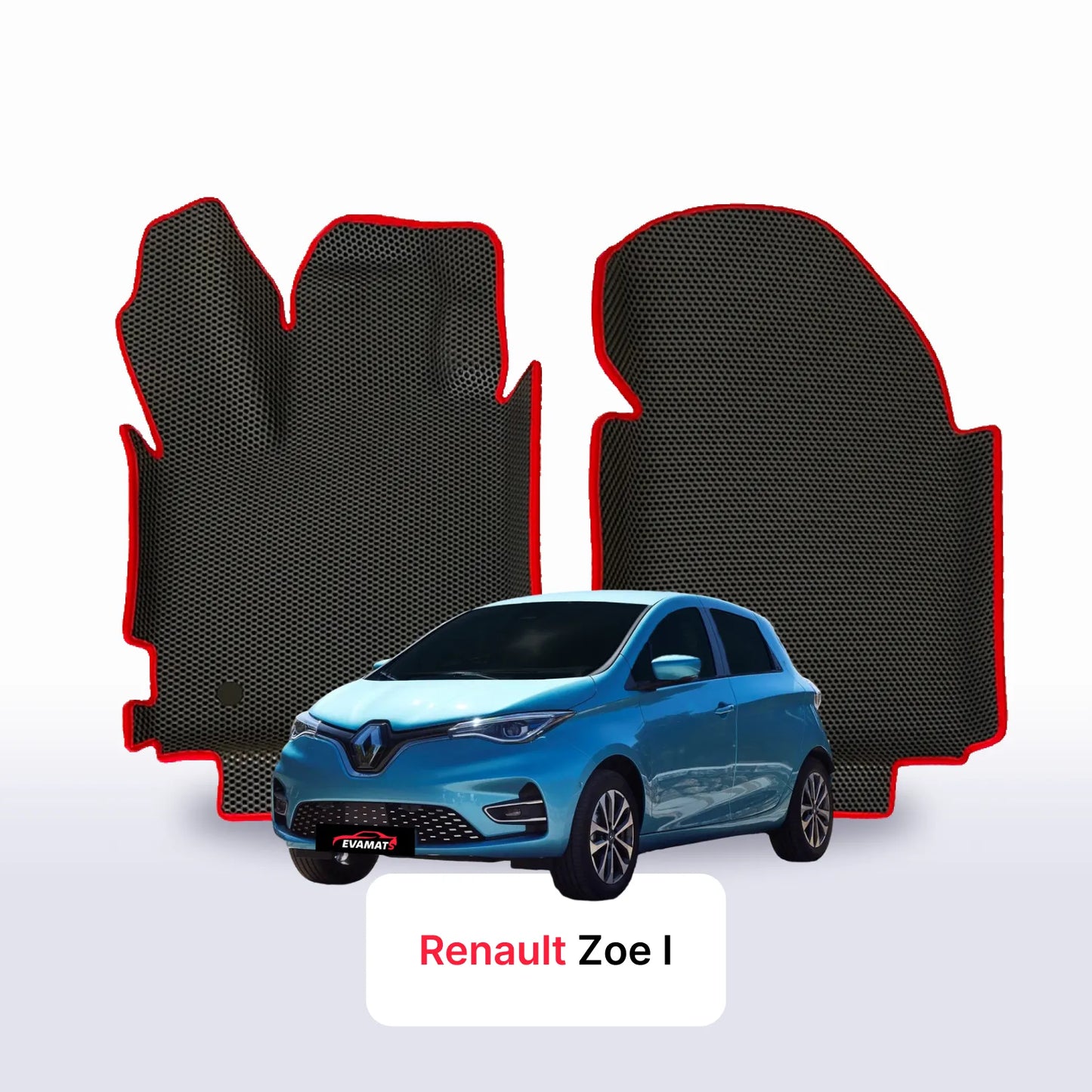 EVA auto paklāji Renault ZOE 1 paaudze 2012-2024 gads Electric HEČBEKS 5 durvju