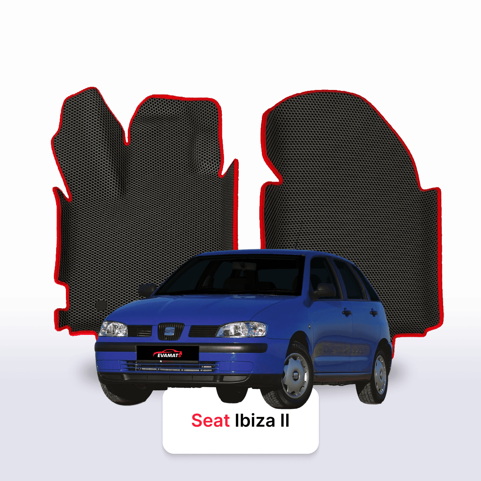 EVA auto paklāji SEAT Ibiza 2 paaudze 1993-2002 gads HEČBEKS 5 durvju
