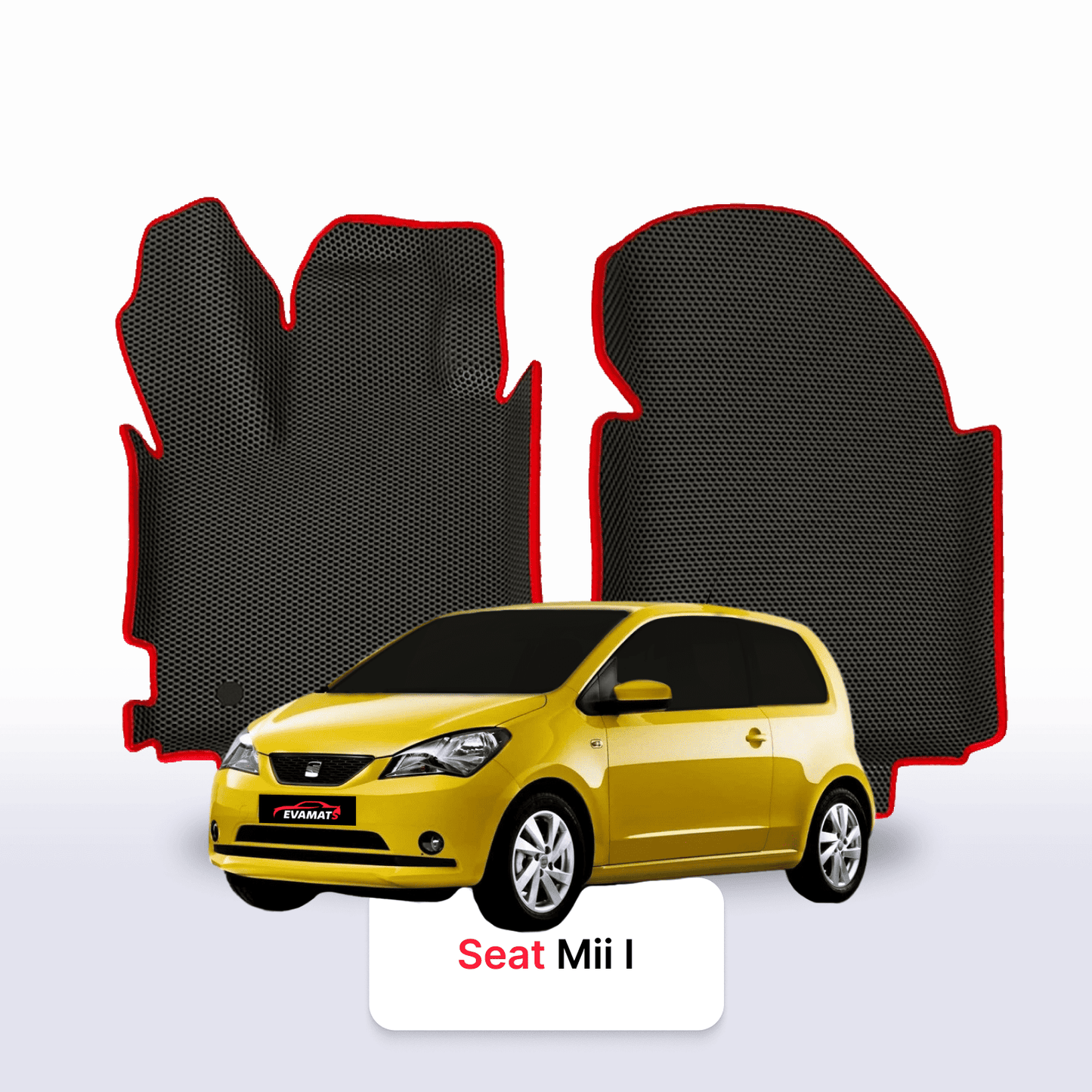 EVA auto paklāji SEAT Mii 1 paaudze 2011-2019 gads HEČBEKS 3 durvju