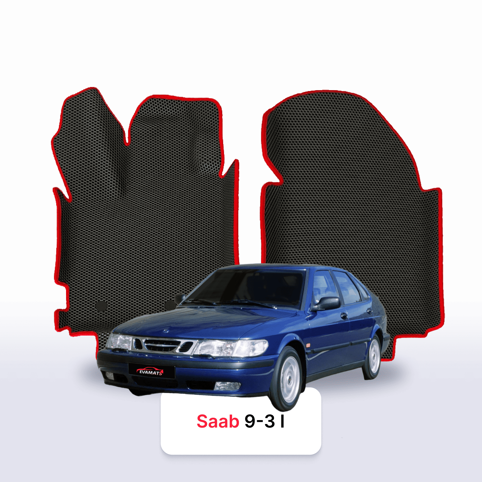 EVA auto paklāji Saab 9-3 1 paaudze 1998-2003 gads HEČBEKS 5 durvju
