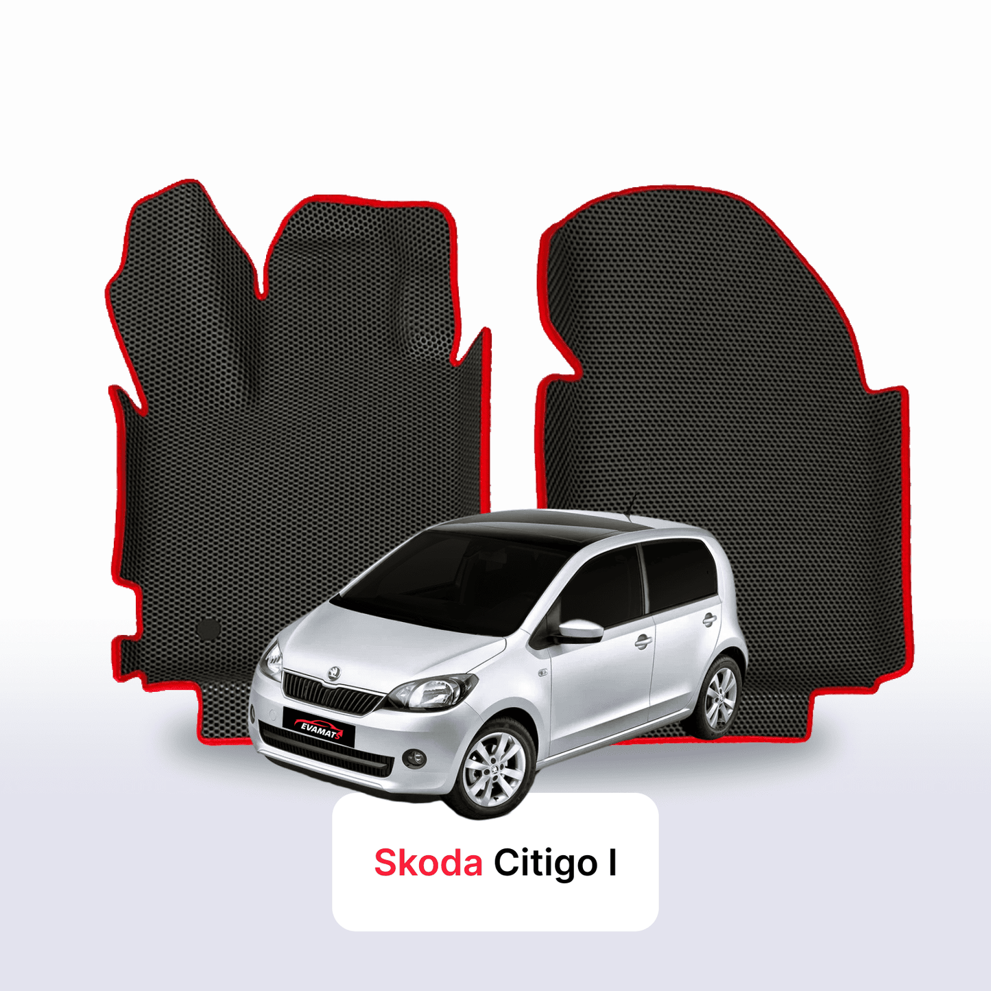 EVA auto paklāji Skoda Citigo 1 paaudze 2011-2020 HEČBEKS 5 durvju