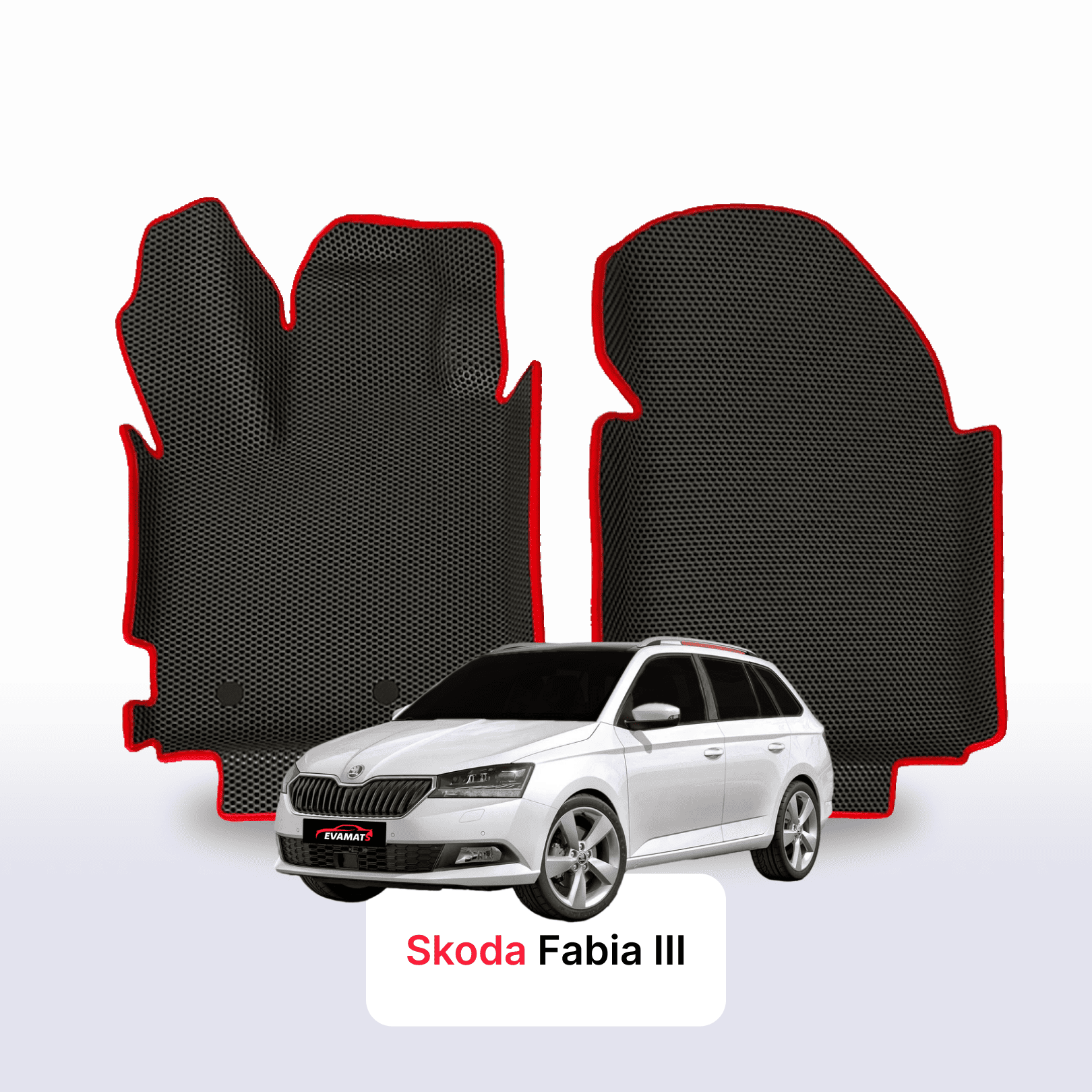EVA auto paklāji Skoda Fabia 3 paaudze 2014-2022 gads UNIVERSĀLIS