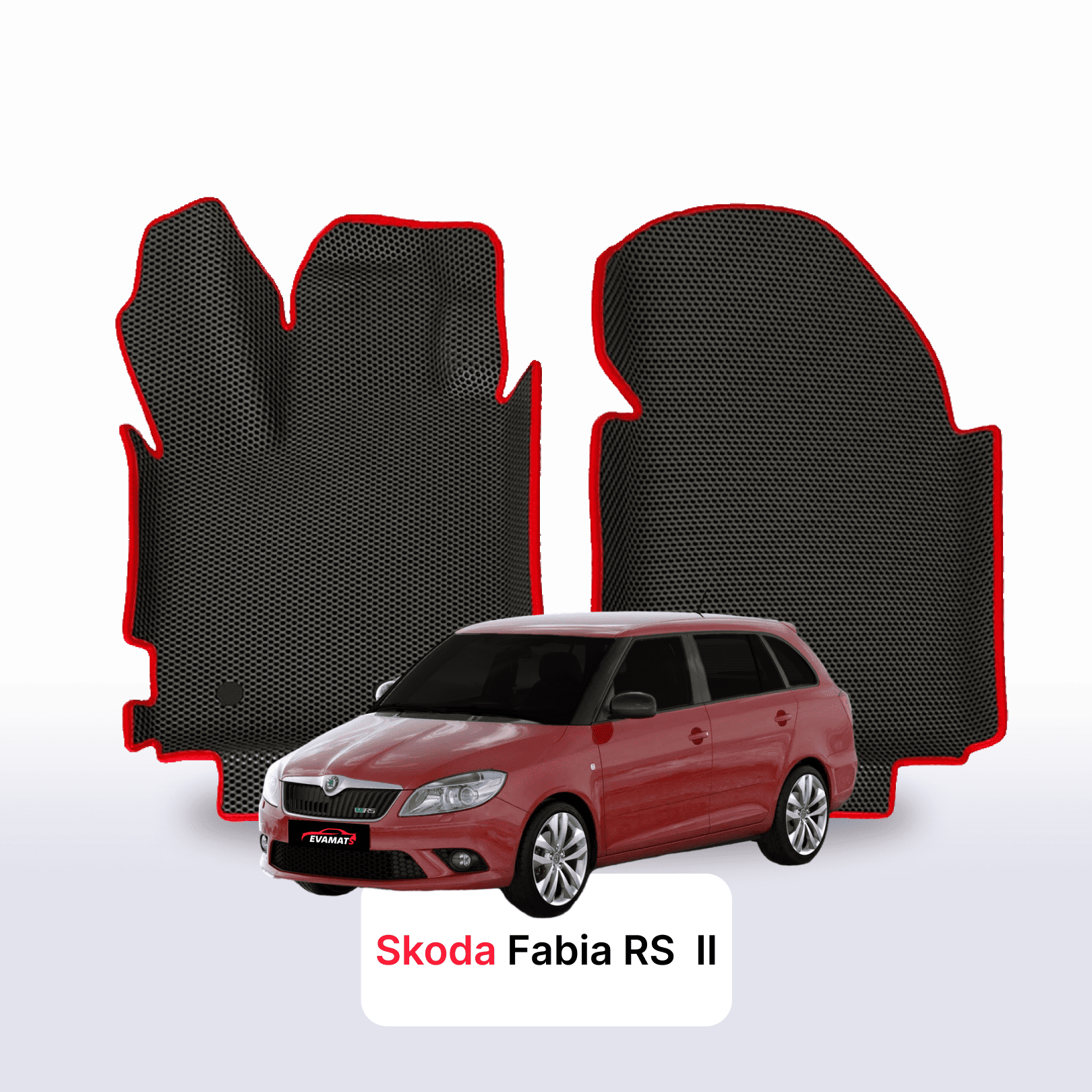 EVA auto paklāji Skoda Fabia RS 2 paaudze 2010-2014 gads UNIVERSĀLIS