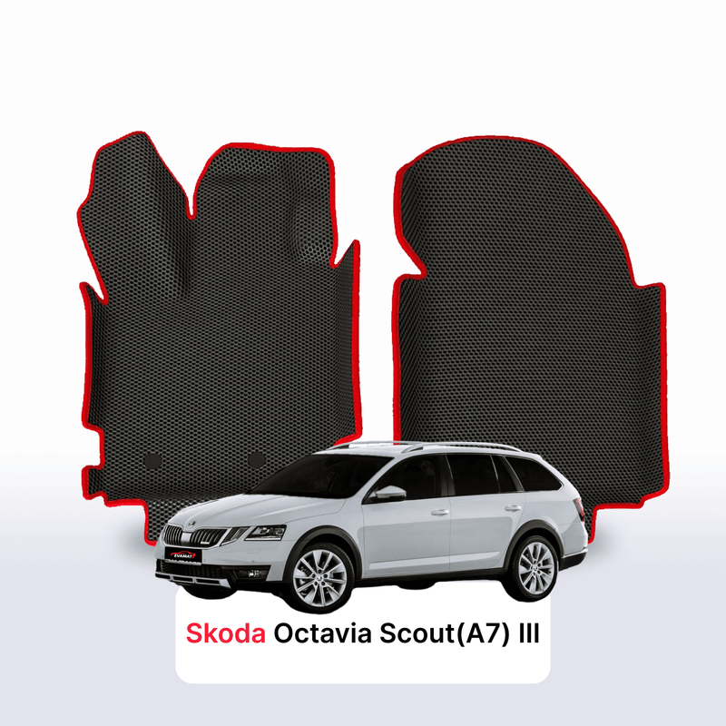 EVA auto paklāji Skoda Octavia Scout(A7) 3 paaudze 2013-2019 gads UNIVERSĀLIS