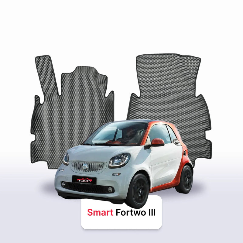 EVA auto paklāji Smart Fortwo 3 paaudze 2014-2024 gads HEČBEKS 3 durvju