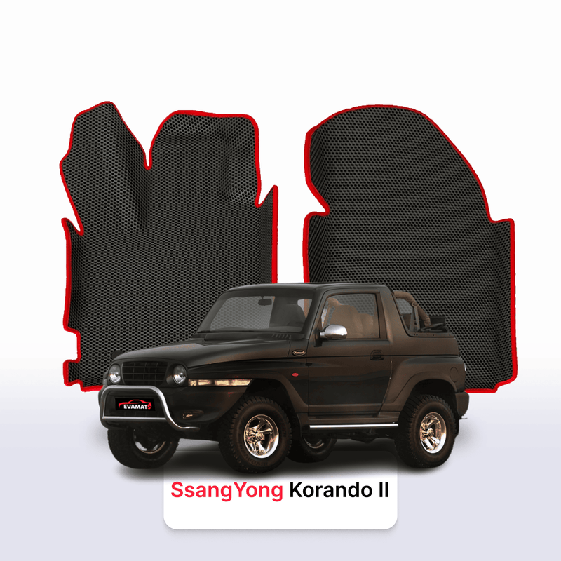 EVA auto paklāji SsangYong Korando 2 paaudze 1996-2006 gads KABRIOLETS SUV 3 durvju