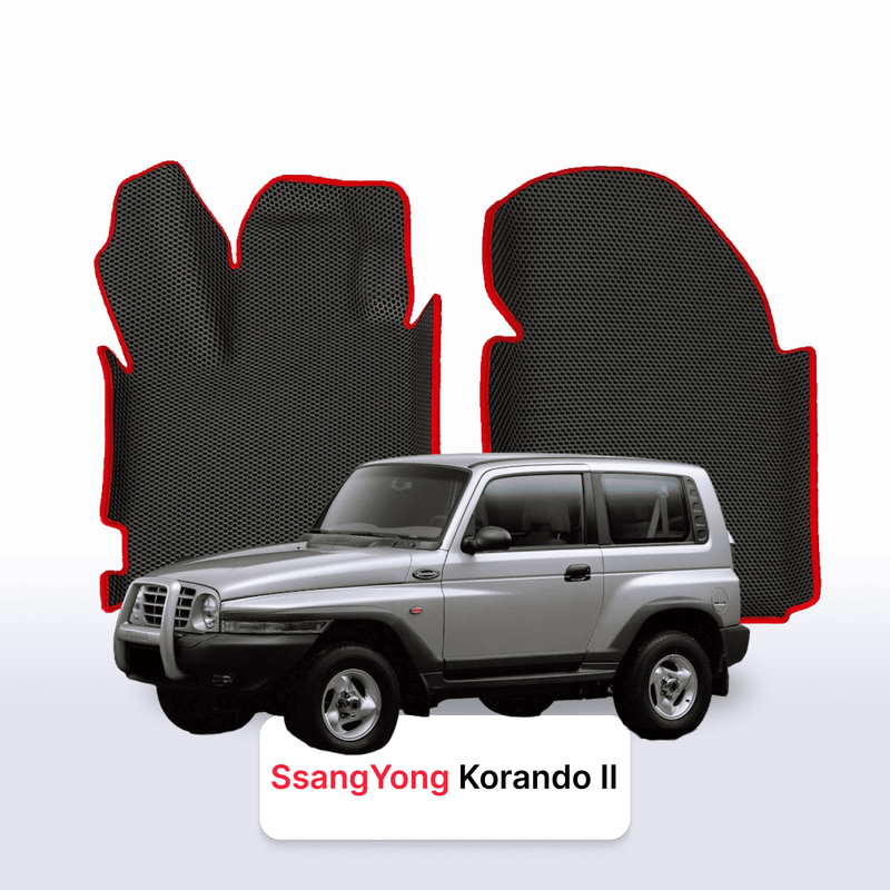 EVA auto paklāji SsangYong Korando 2 paaudze 1996-2006 gads SUV 3 durvju