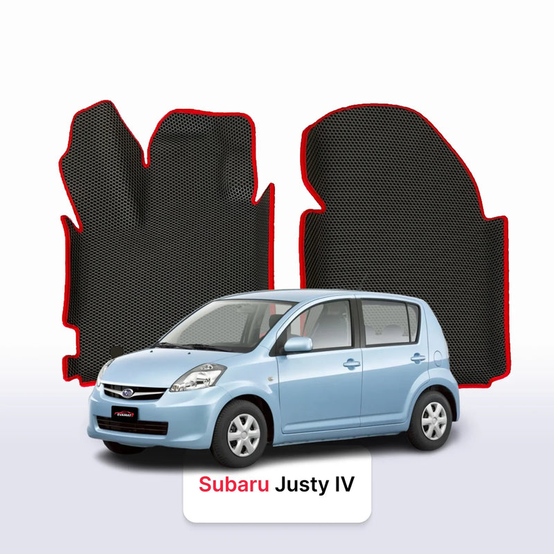 EVA auto paklāji Subaru Justy 4 paaudze 2001-2008 gads HEČBEKS 5 durvju