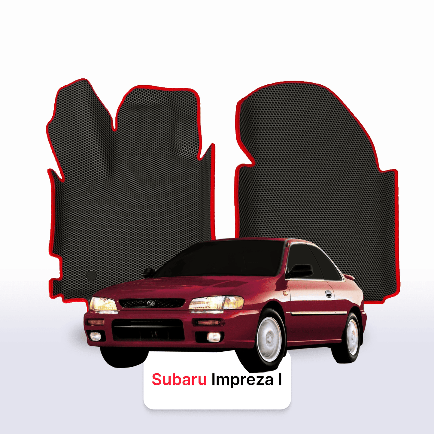 EVA auto paklāji Subaru Impreza 1 paaudze 1992-2000 gads KUPEJA