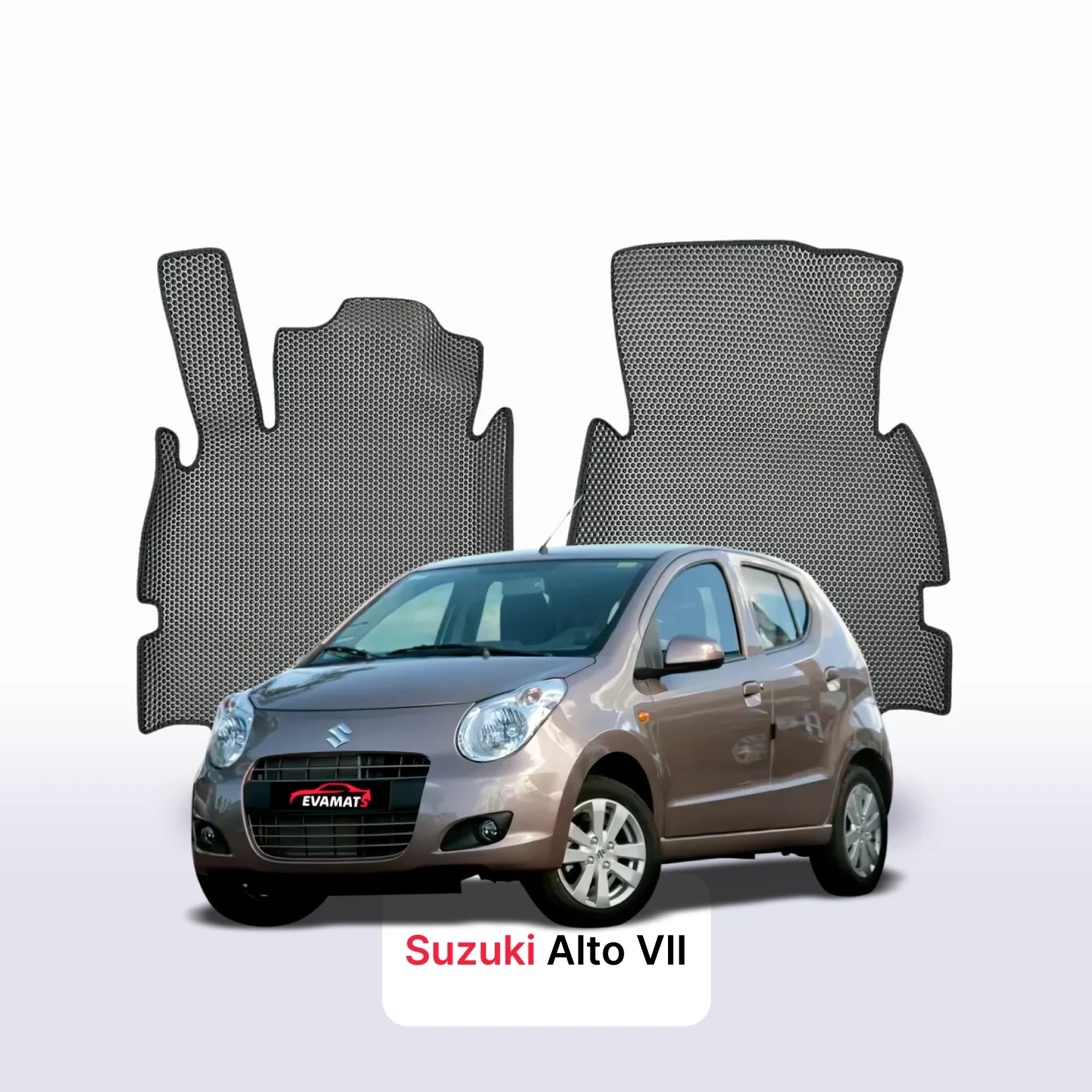 EVA auto paklāji Suzuki Alto 7 paaudze 2009-2014 gads HEČBEKS 5 durvju