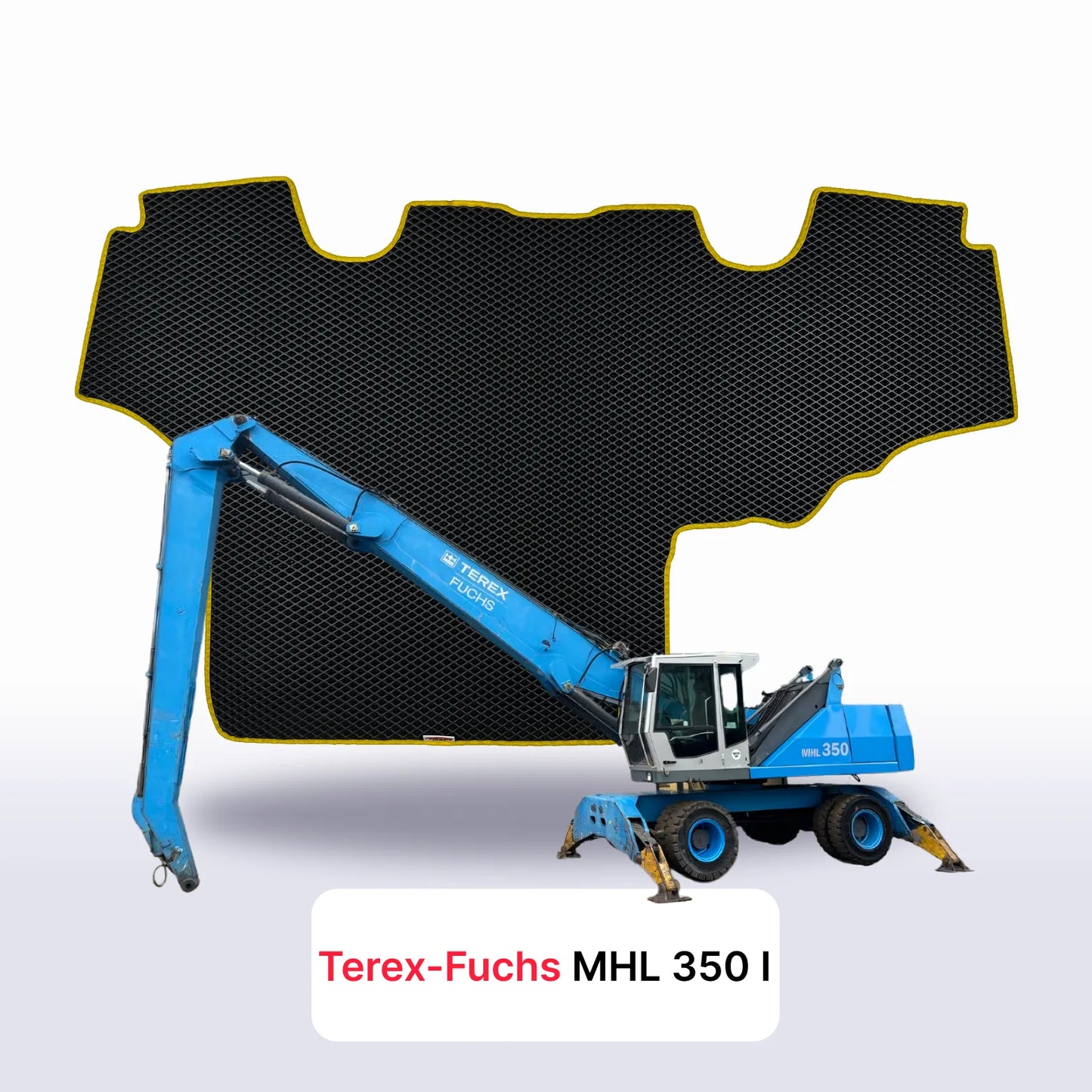 EVA auto paklāji Terex-Fuchs MHL 350 1 paaudze 2007-2027 gads EKSKAVATORS