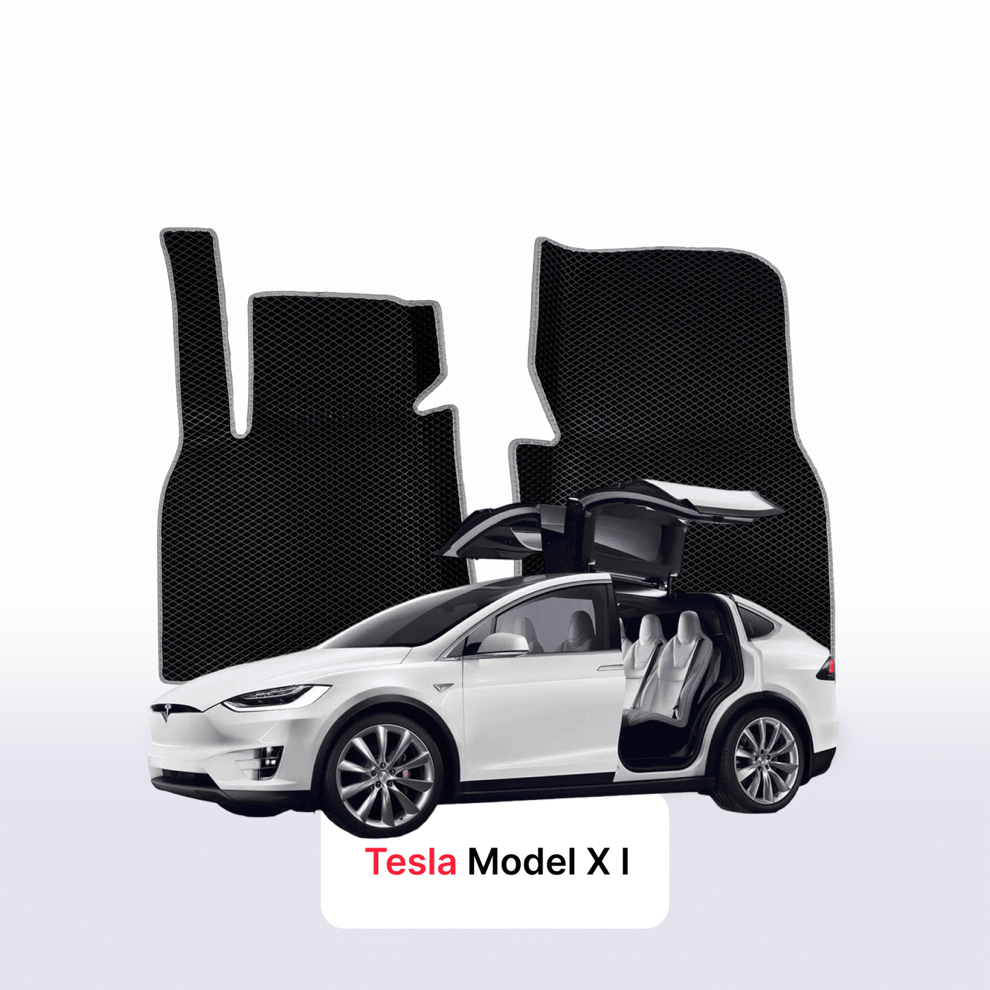 EVA auto paklāji Tesla Model X 1 paaudze 2015-2026 gads Electric SUV 5 seater