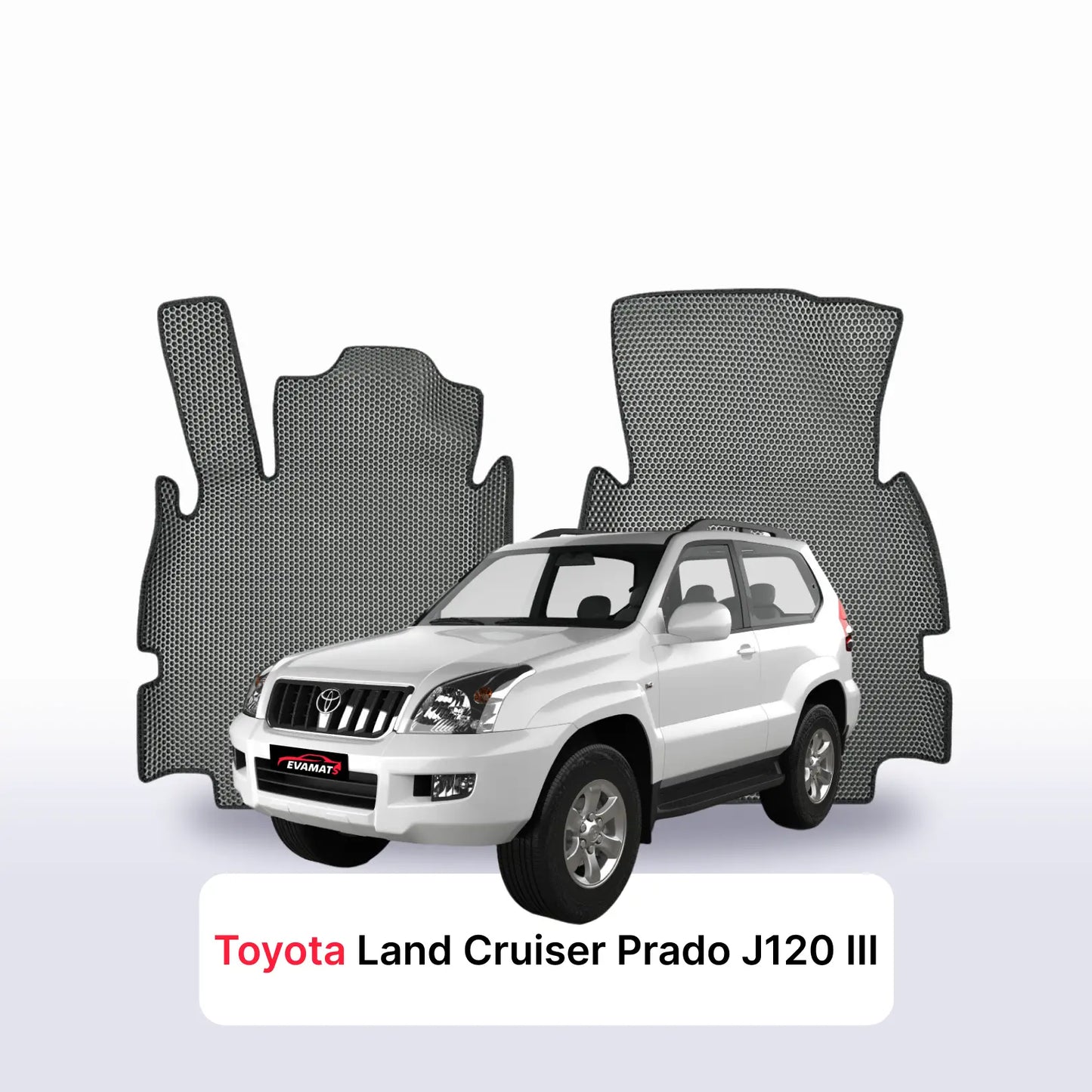 EVA auto paklāji Toyota Land Cruiser Prado J120 3 paaudze 2002-2009 gads SUV 3 durvju