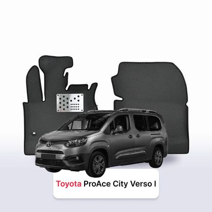 EVA auto paklāji Toyota ProAce City Verso 2019-2028 gads LONG MINIVENS