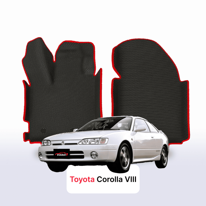 EVA auto paklāji Toyota Corolla 8 paaudze 1995-2000 gads KUPEJA