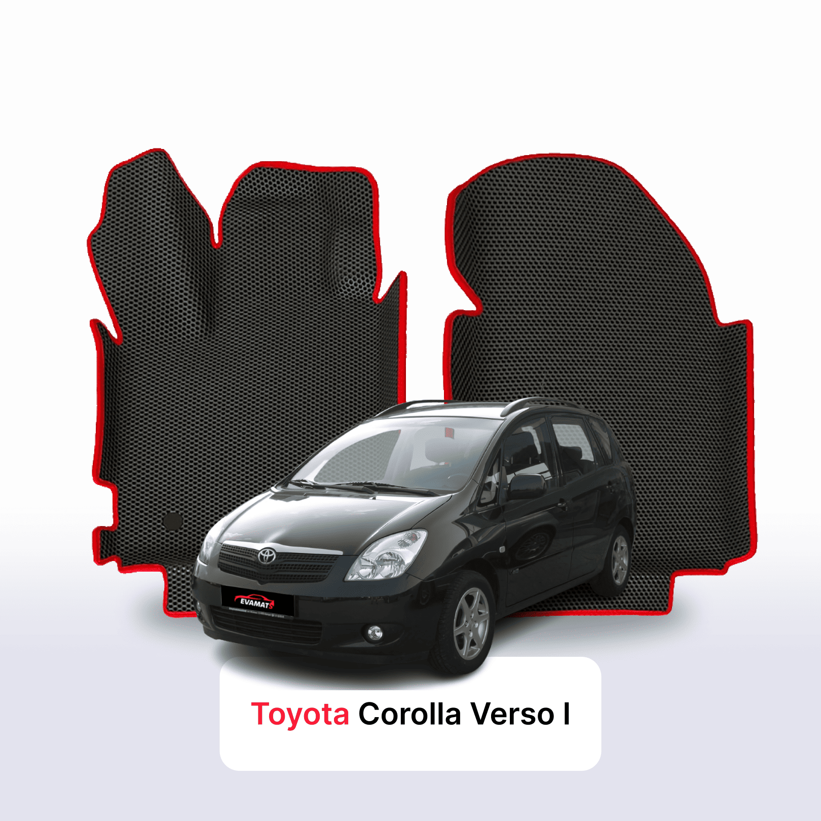 EVA auto paklāji Toyota Corolla Verso 1 paaudze 2001-2004 gads MINIVENS