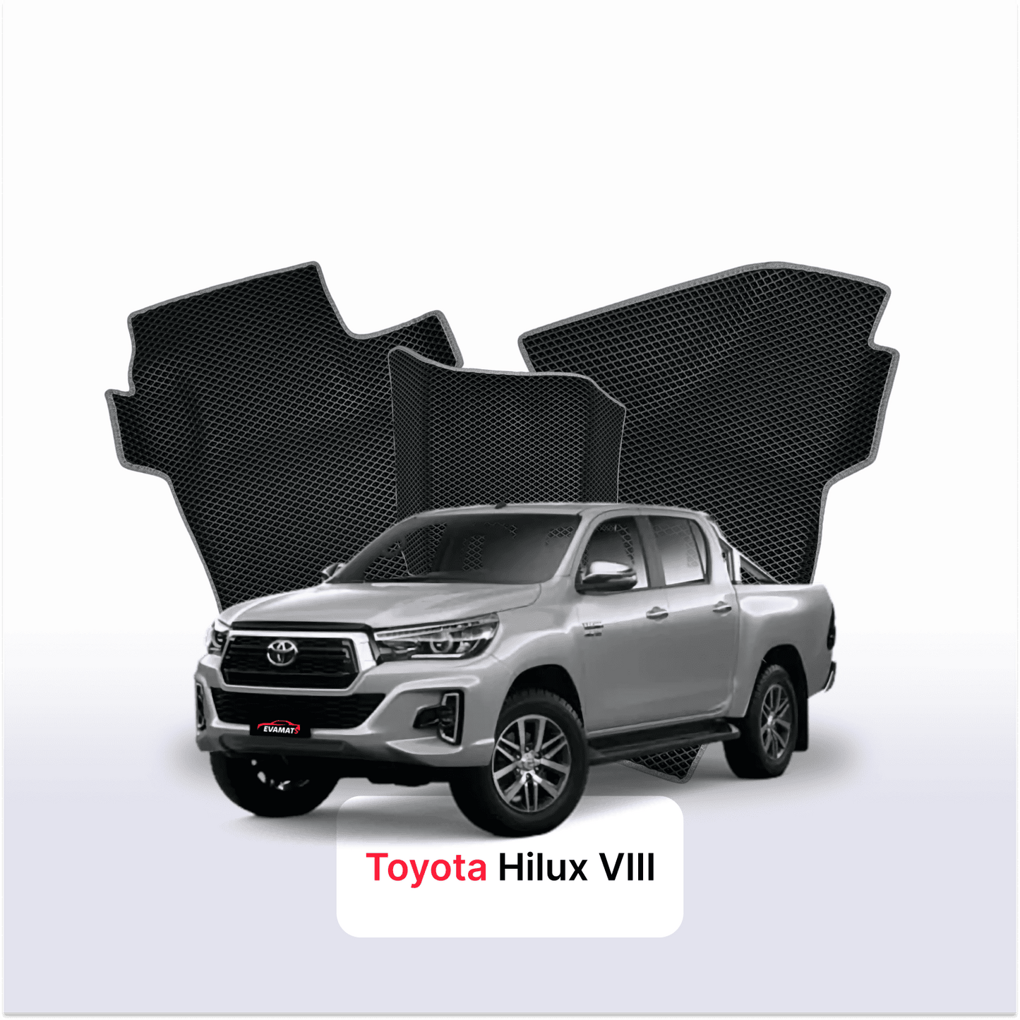 EVA auto paklāji Toyota Hilux 8 paaudze 2015-2026 gads PICK-UP double cabin