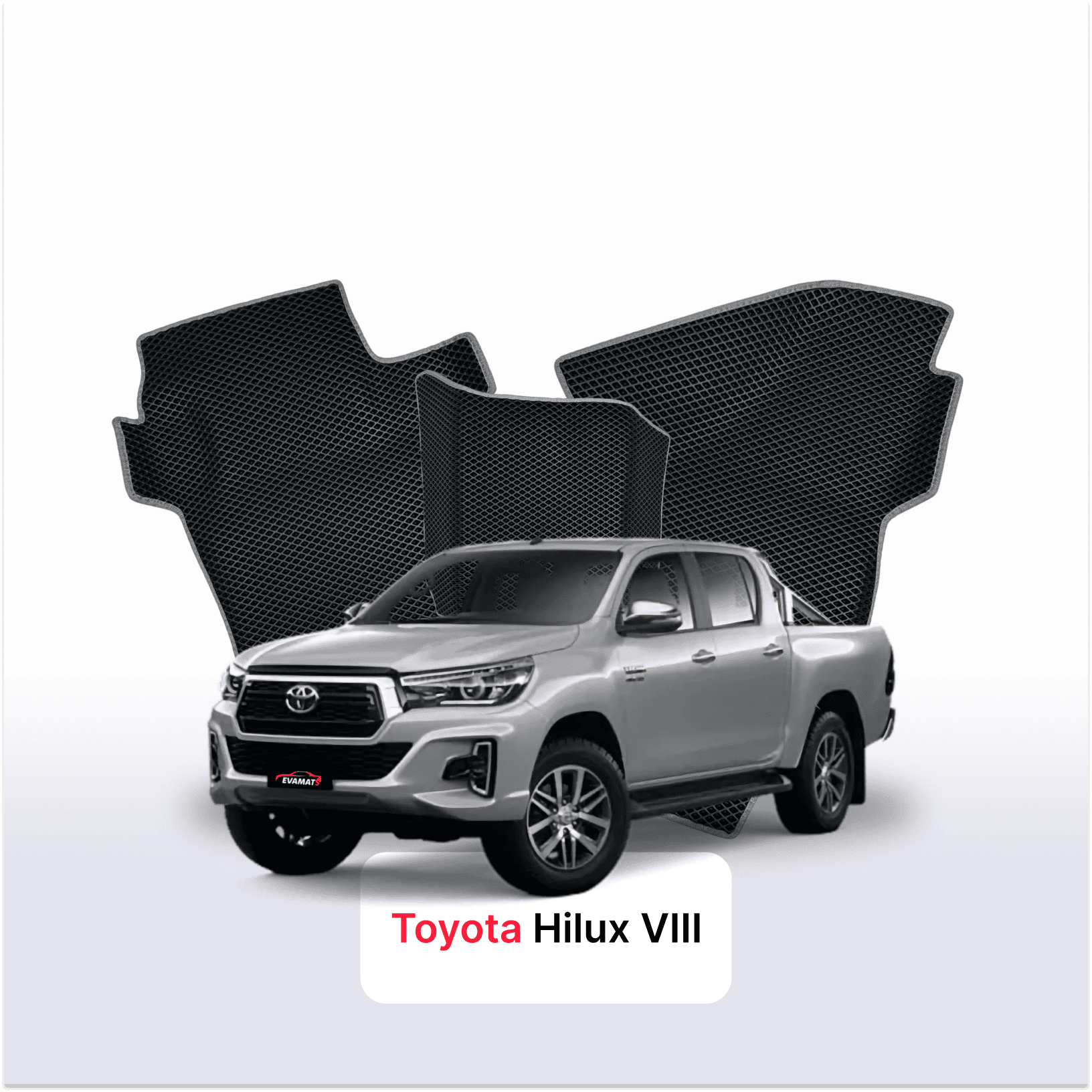 EVA auto paklāji Toyota Hilux 8 paaudze 2015-2026 gads PICK-UP double cabin