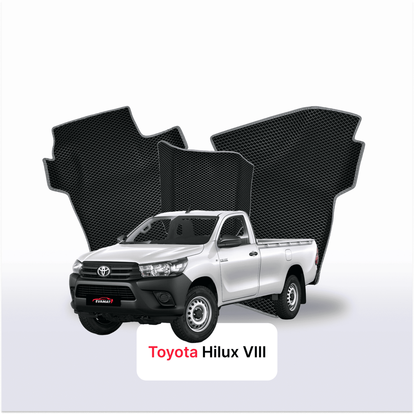 EVA auto paklāji Toyota Hilux 8 paaudze 2015-2026 gads PICK-UP single cabin