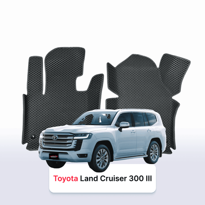 EVA auto paklāji Toyota Land Cruiser 300 3 paaudze 2021-2028 gads SUV 5 durvju