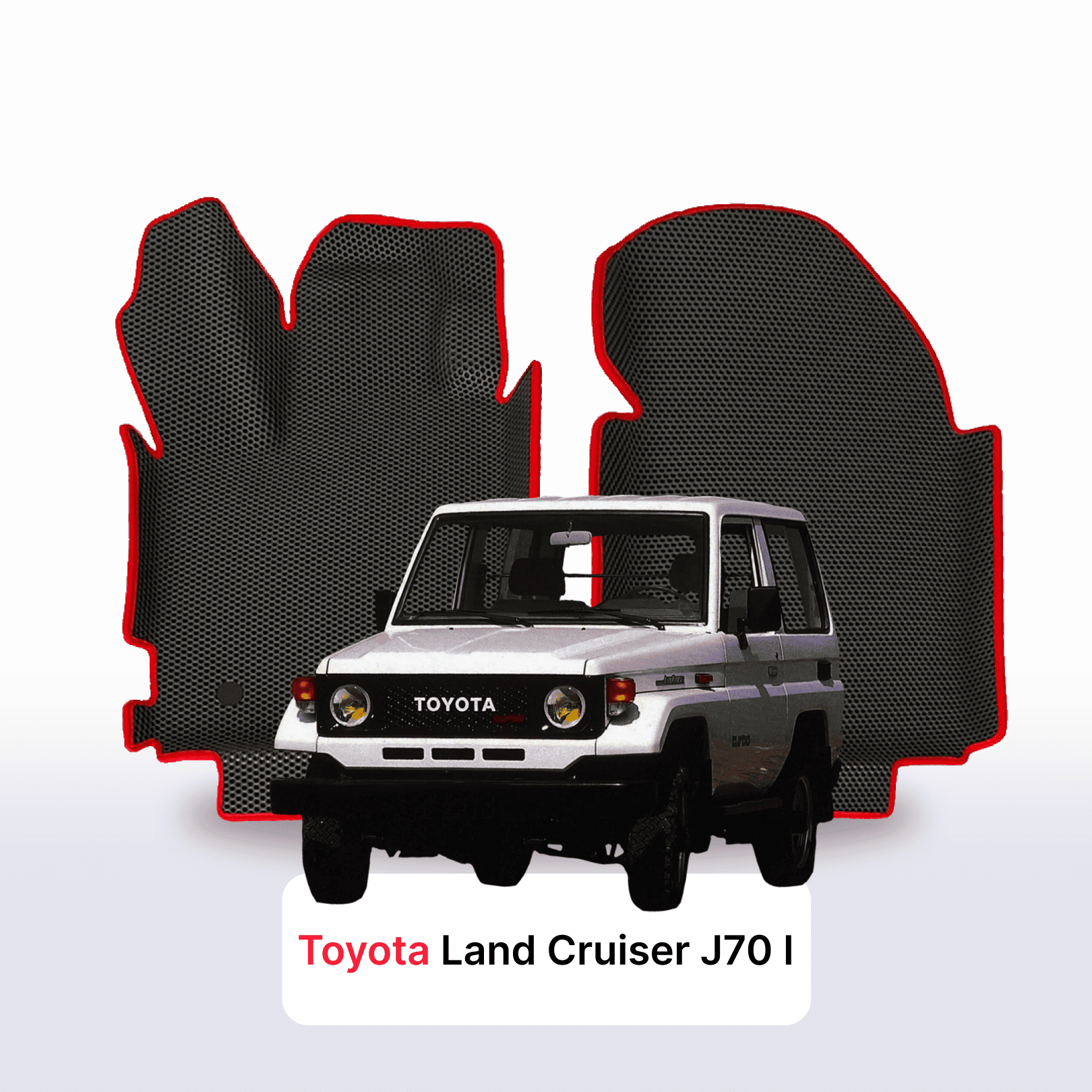EVA auto paklāji Toyota Land Cruiser J70 1984-2007 gads SUV 3 durvju